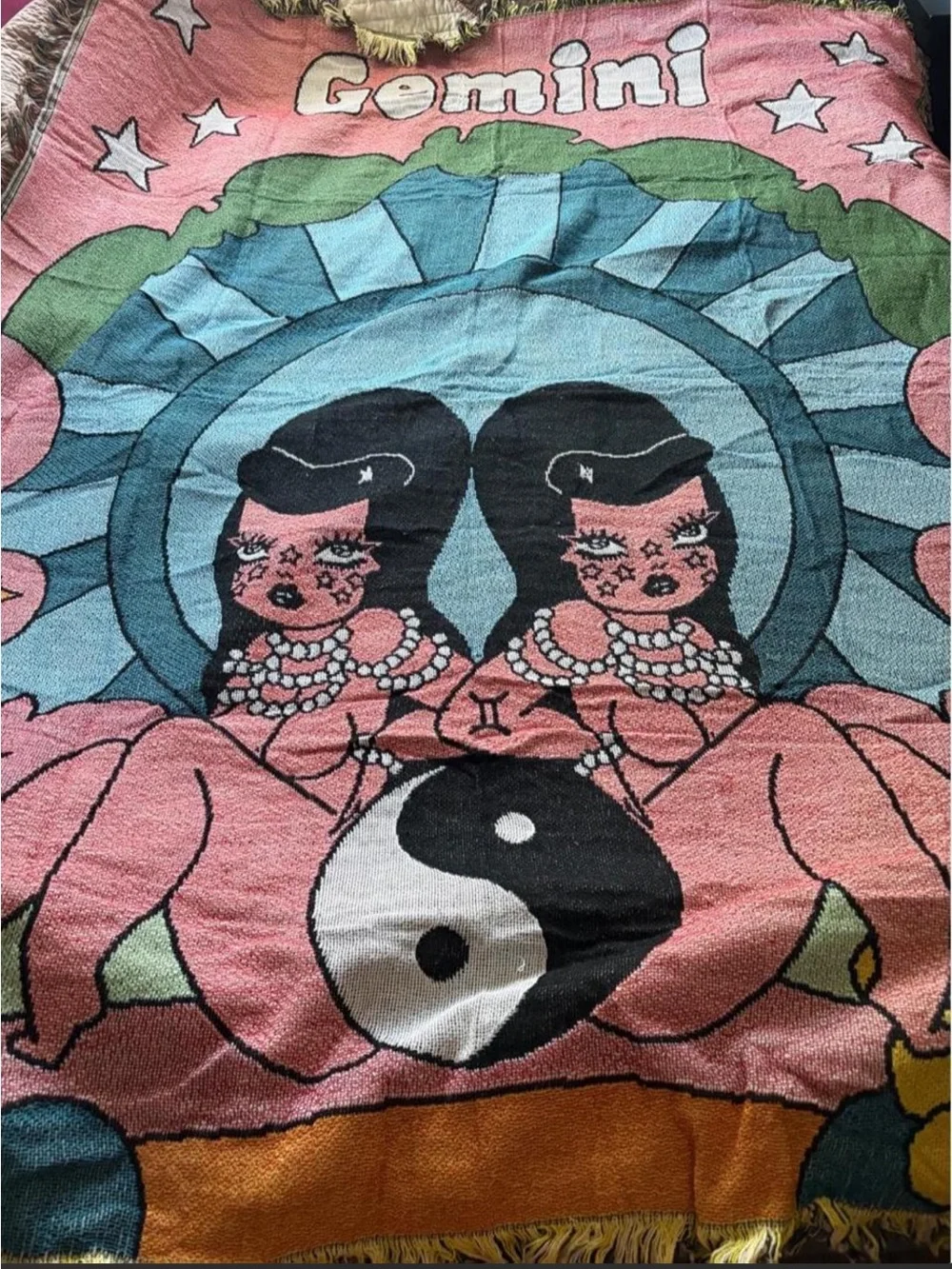 Valfre Gemini Zodiac Tapestry rare find